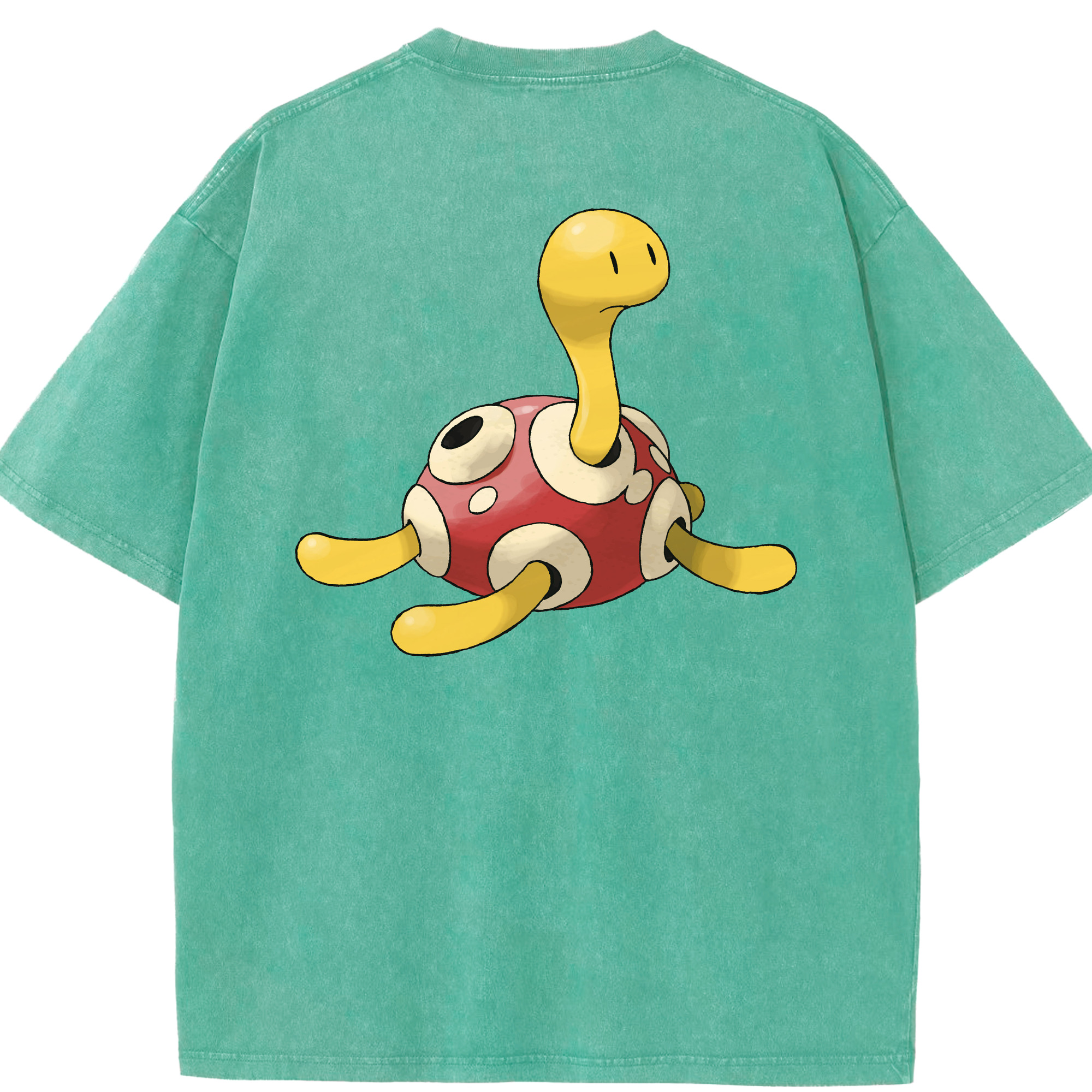 （画像用） ポケットモンスター Pokémon 綿100% ヴィンテージ風 半袖Tシャツ（背面プリント）